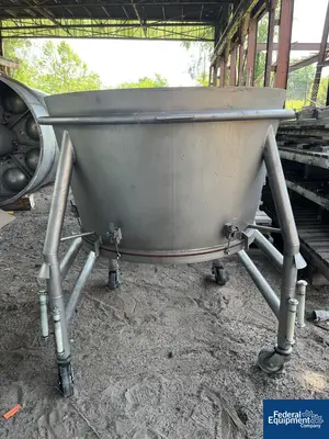 USED Fluid Air Fluid Air Fluid Bed Dryer, Model 0500, S/S