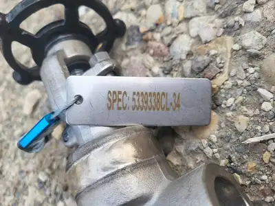 2019 3/4" Class 800 Gate Valve API 602