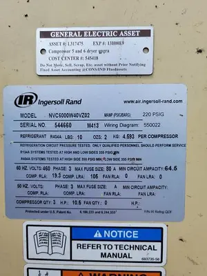 USED INGERSOLL RAND NVC6000W40VZ02