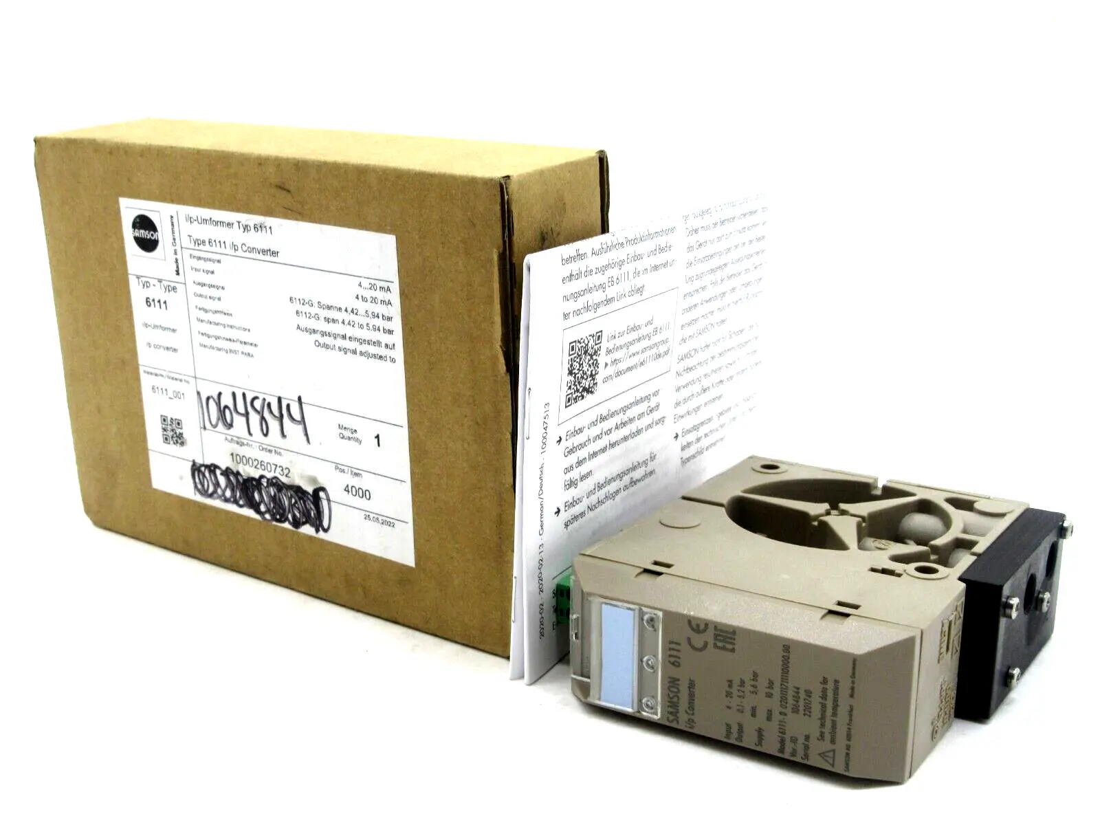 NEW SAMSON AG 6111-0020211711110000.00 IP CONVERTER 6111002021171111000000