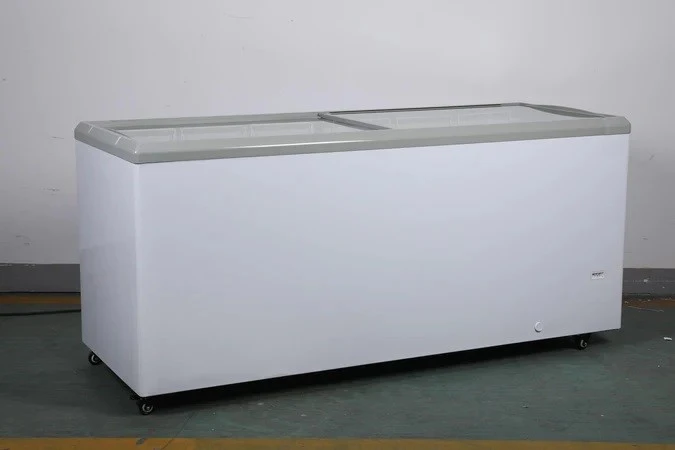 168-0049 FDF23CF 71" Sliding Glass Self Contained Chest Freezer