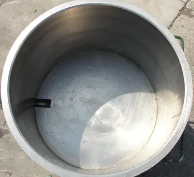SPC6806  Mixer and Blender 100 gallon Ross change can Stainless Steel 39.25" inside diameter 27.5" inside height