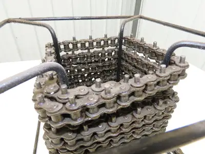 Peer 50R X100FT SP D-1 E2PIN Roller Chain #50 Riveted 25' Reel D-1 Attachment