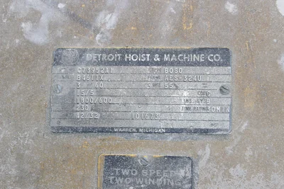 Detroit Hoist 15 Ton Bridge Crane