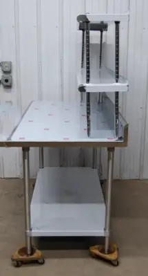 142-1208 Advance Tabco KSS-305 Stainless Steel 60 Inch Work Table