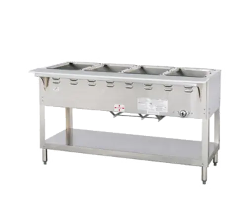 Duke WB304 58 3/8" Hot Food Table w/ (4) Wells & Cutting Board, Natural Gas