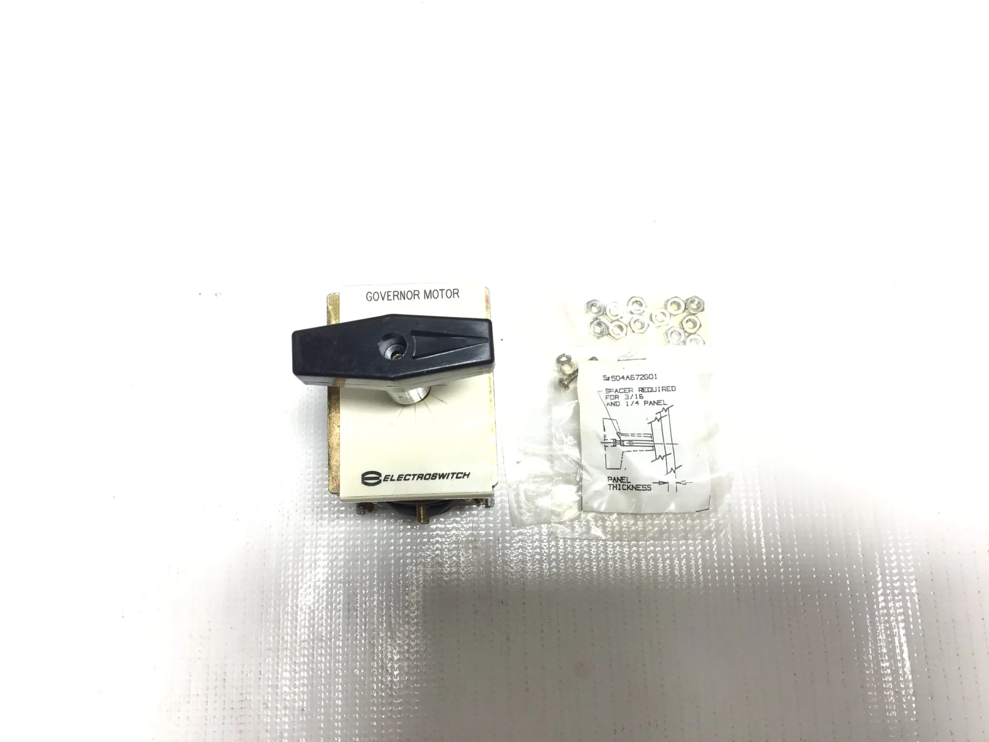 Electroswitch 505A703G43 Type W-2 Switch 600V 8A 300V 20A