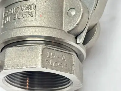 STA-LOK 15D /15A | PT Coupling  Coupler Assembly 316SS 1-1/2" - New Other