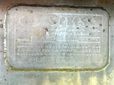 1972 RIETZ RSP-16-K2 Press Dewatering Screw Type | Perry Equipment (2)