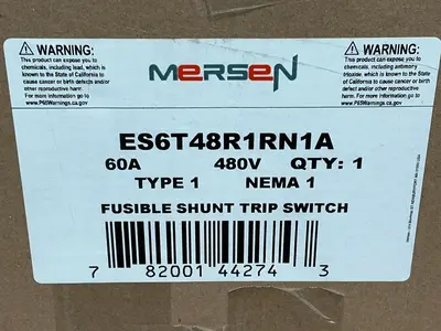 New | in-Stock MERSEN ES6T48R1RN1A Switchgears Ohio US | HGR 24 #1278488
