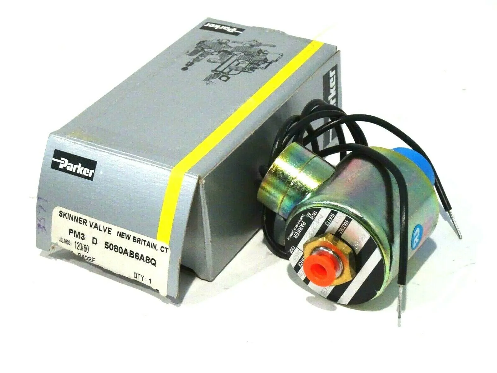 NEW PARKER PM3-D-5080AB6A8Q SOLENOID VALVE PM3D5080AB6A8Q