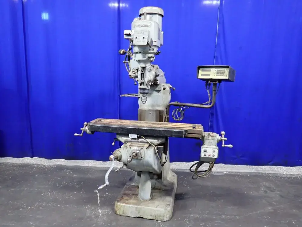 Bridgeport 42" X 9" Vertical Mill