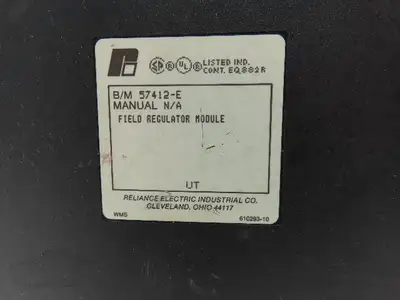 Reliance Electric 57412-E Field Regulator Module