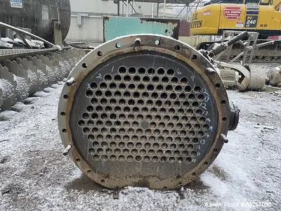 Used Titanium Ltd. Titanium Shell and Tube Heat Exchanger, approx. 986 square foot