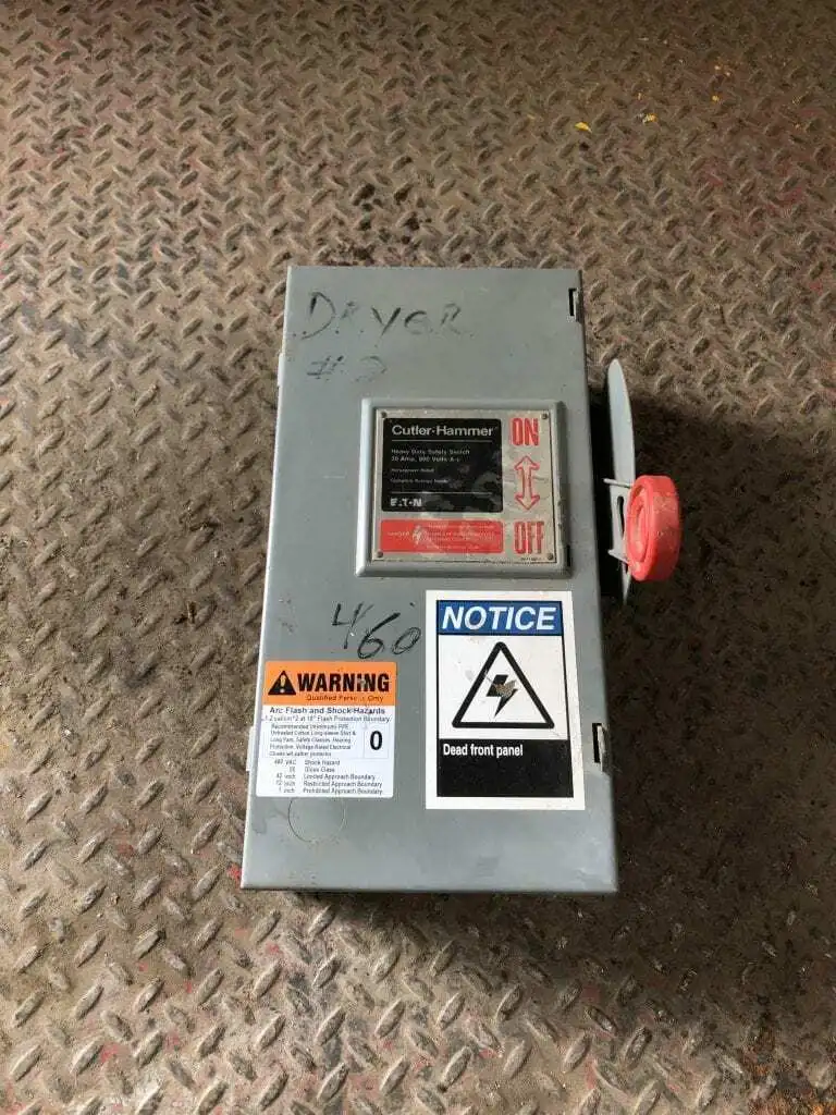 Cutler-Hammer DH361UGK 30A Non-Fusible Safety Disconnect Switch 600VAC 250VDC