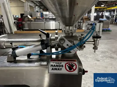 JDA Progess Packaging JDA Packaging Equipment Model PF200 Semi-Automatic Piston Filler