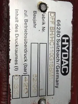 USED HYDAC DFFBH/HC110G10BM1.1