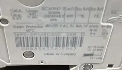 USED ALLEN BRADLEY 1492-SPM3D500