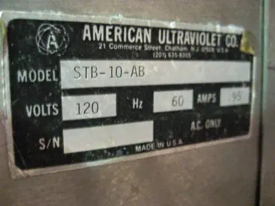 American Ultraviolet Co. Tank Filters.