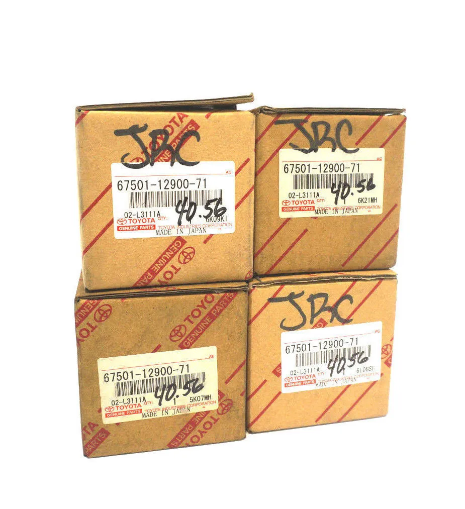 4 NEW TOYOTA 67501-12900-71 FILTERS 675011290071