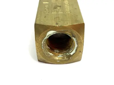 USED PARKER INLINE COLORFLOW HYDRAULIC CHECK VALVE 2000PSI