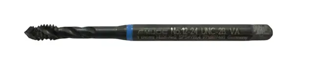 Emuge 12-24 HSSE UNC-2B Spiral Flute Tap Blue Ring 2P-3P