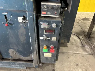 30" x 68" LS INDUSTRIES SHOT BLAST MACHINE WITH DUST COLLECTOR, FOR PROPANE TANKS: STOCK #22767