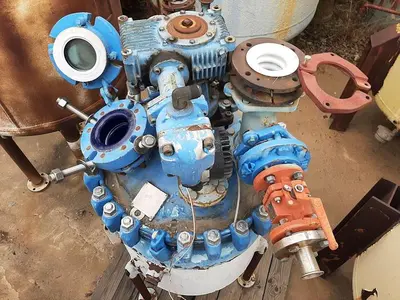 Reactor, 50 Gallon, Glass Lined, 150 PSI, Jkt, Pfaudler, #S738230