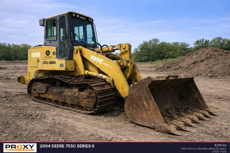 Used 2004 DEERE 755C SERIES II Compact Track Loaders Pennsylvania US | Proxy Equipment #1382098