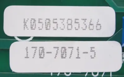NEW INDUCTOTHERM 170-7071-5 CIRCUIT BOARD REV. 5A RCI-F 17070715