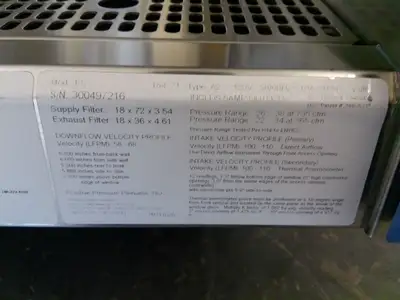 Used _UNKNOWN_ _UNKNOWN_ Biosafety Cabinets California US | R&D Laboratory Equipment #1304785