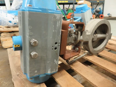 Jamesbury 8"-300 Wafer Sphere Valve with Actuator , Unused Spare Room