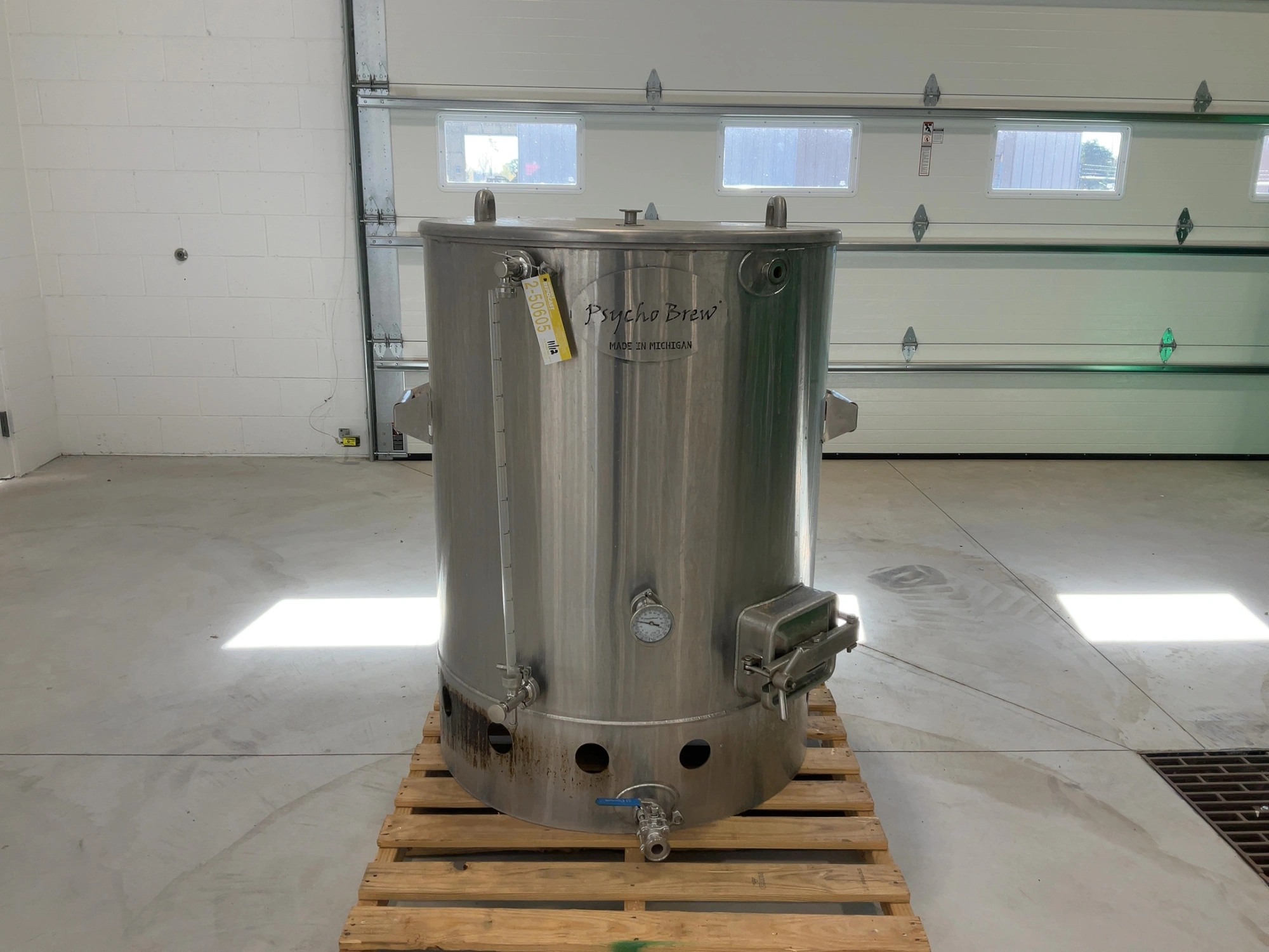 Used PSYCHO BREW DIRECT-FLAME BREW KETTLE/ MASH TUN 3.5BBL Brewing Equipment Michigan US | Miedema Asset Management Group #1580122