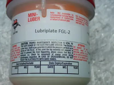 NEW ELECTROLUBE LUBRIPLATE FGL2
