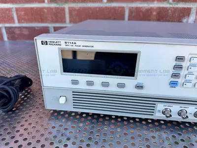 Used HP HEWLETT PACKARD 8114A HIGH POWER PULSE GENERATOR 100V / 2A Pulse Generators California US | Equipment Lab #1302718