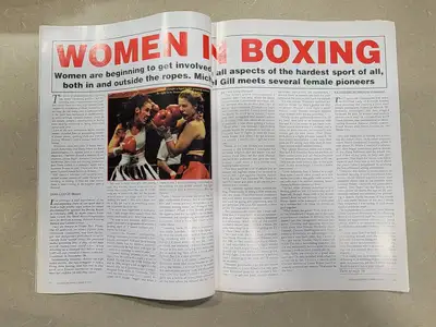 USED BOXING MONTHLY MARCH 2001