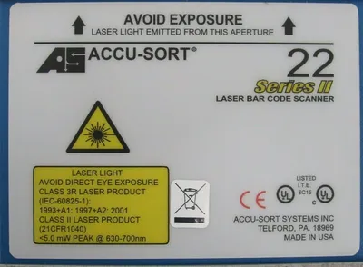 NEW ACCU-SORT 1000006998 BAR CODE SCANER MODULE W/CABLE 1000016285