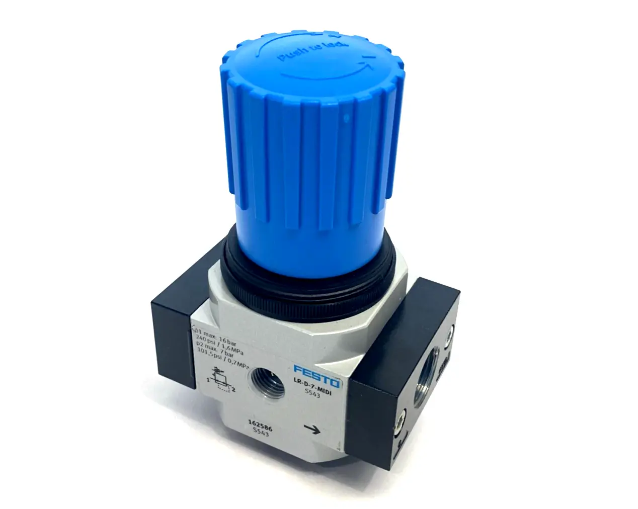162586, LR-D-7-MIDI | Festo LR-D-7-MIDI Regulator Valve G1/2" Ports 162586 - New Other