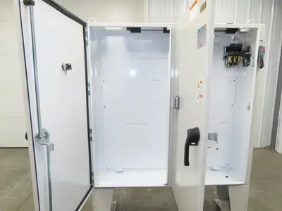 Hoffman Electrical Enclosure Control Panel 60x61x12" JIC 60A Disconnect A60X6112