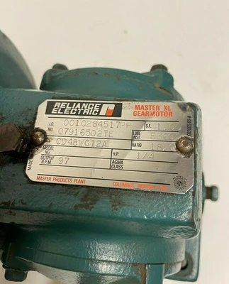 USED Reliance Electric Gearmotor