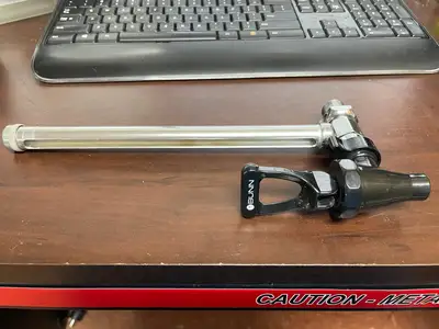 Used Bunn Used Bunn 26688.0004 Chrome Faucet Shank with 10" Sight Gauge for Soft Heat Coffee Servers Faucets / Sprayers Illinois US | Falcon Restaurant Supply #1375854