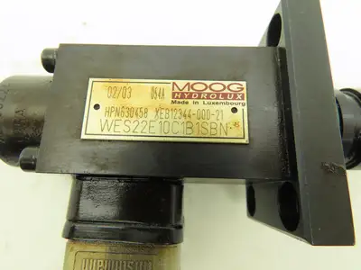 Moog Hydrolux WES22E10C1B1SBN Hydraulic Cartridge Valve 24V HPN630458
