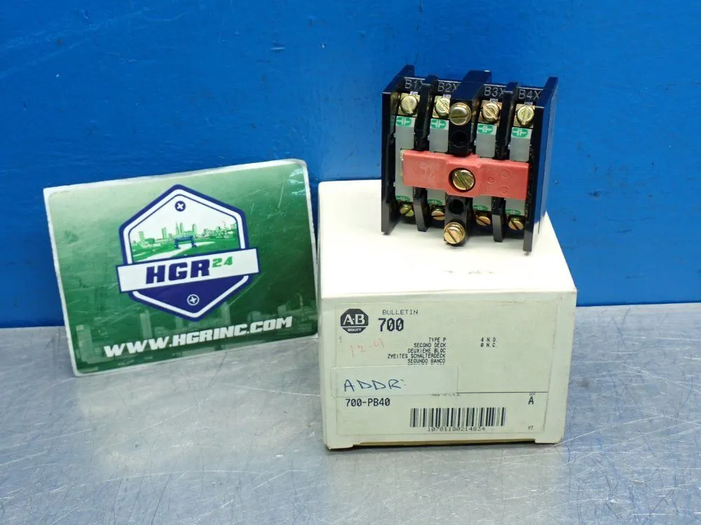 New | in-Stock ALLEN BRADLEY 700PB40 Contact Blocks Ohio US | HGR 24 #756361