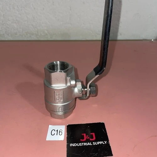 3/4" 316 Stainless Steel Manual Threaded Ball Valve 2000PSI WOG Fast Shipping!