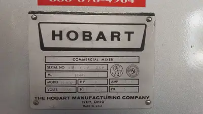 2003 Hobart M802 80 Quart Commercial Dough Mixer W Guard in IMMACULATE CONDITION!!