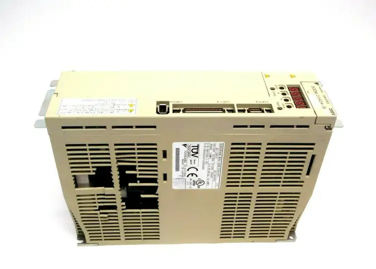 Used YASKAWA AC SERVO AMPLIFIER 12 AMP 3 PHASE 200-240VAC Servo Controller Parts | Maverick Industrial Sales #1107401