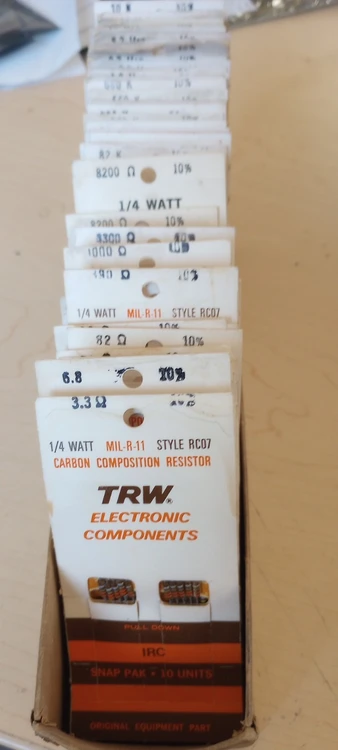 New | in-Stock TRW 1/4 WATTS CARBON RESISTORS Miscellaneous Equipment (Electrical & Power) Arizona US | ASSET CONVERSION SPECIALISTS, INC. #1360609