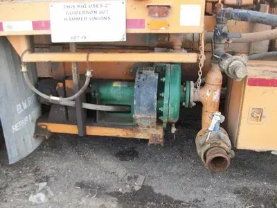 USED 1984 GMC BRIGADIER GENERAL TANDEM AXLE OILFIELD PUMP / KILL TRUCK