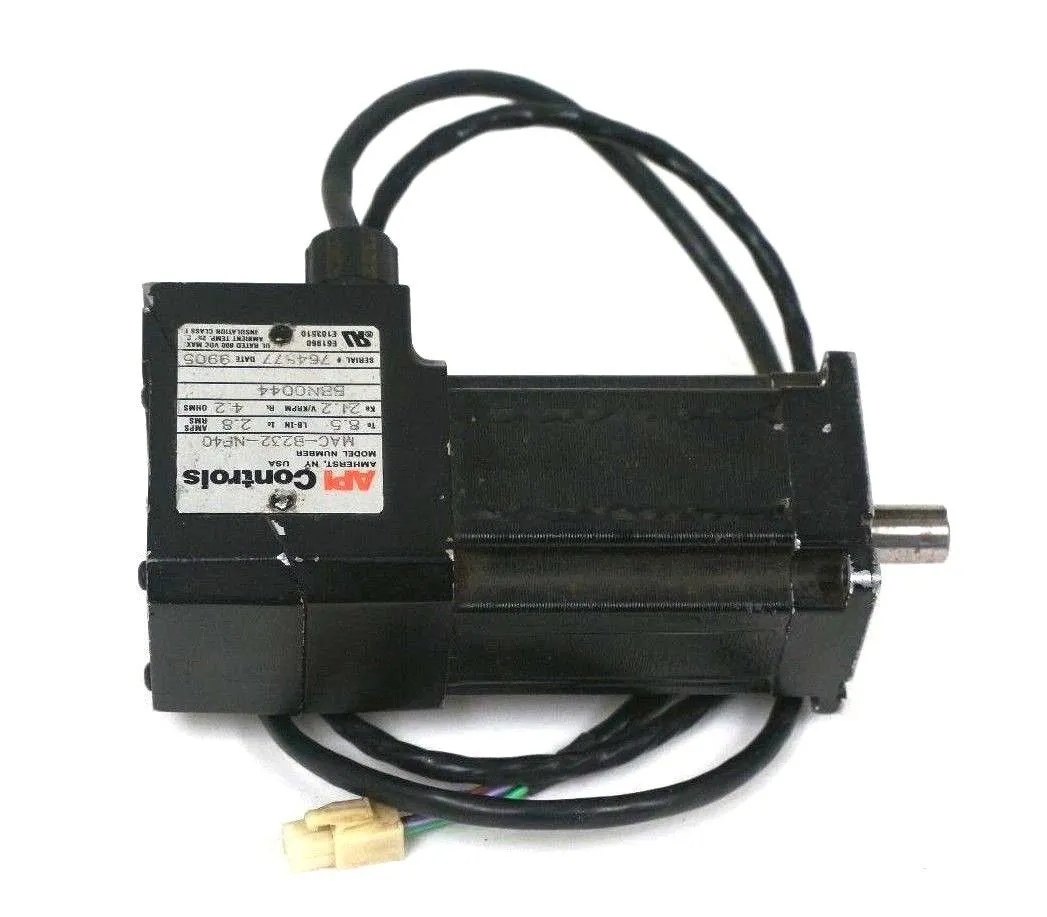 API CONTROLS MAC-B232-NF40 MOTOR BBN0044, MACB232NF40