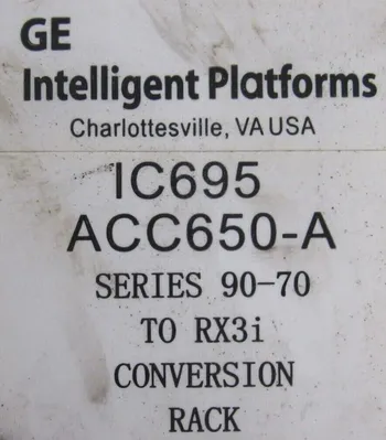 NEW GE FANUC IC695ACC650-A CONVERSION RACK SERIES 90-70 TO RX3I IC695ACC650A